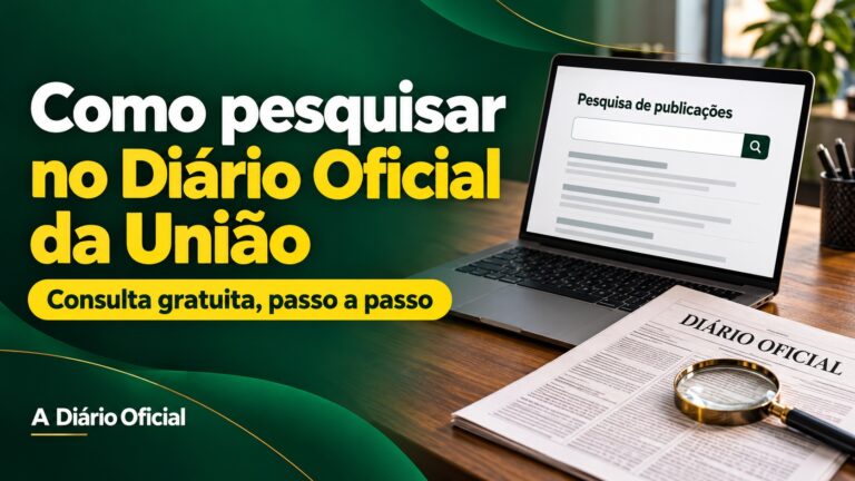 aprenda a pesquisa no diário oficial da união