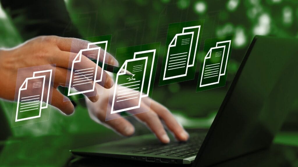 ícones de arquivos de computador